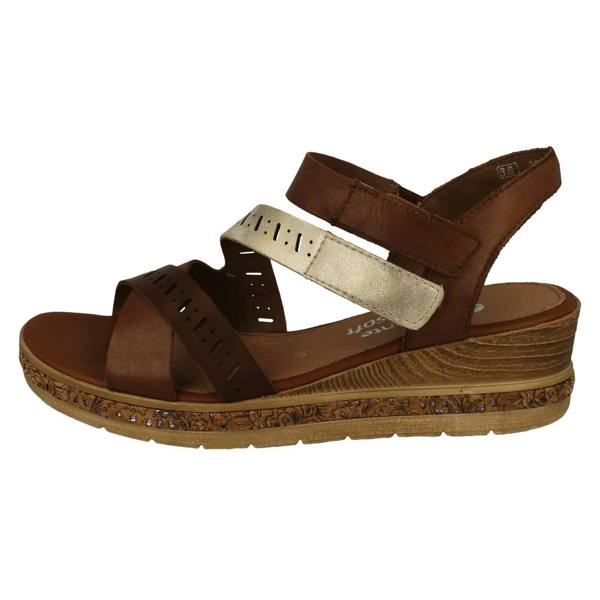 Remonte Ladies Remonte Smart Casual Sandals With A 5cm Wedge Heel D3064