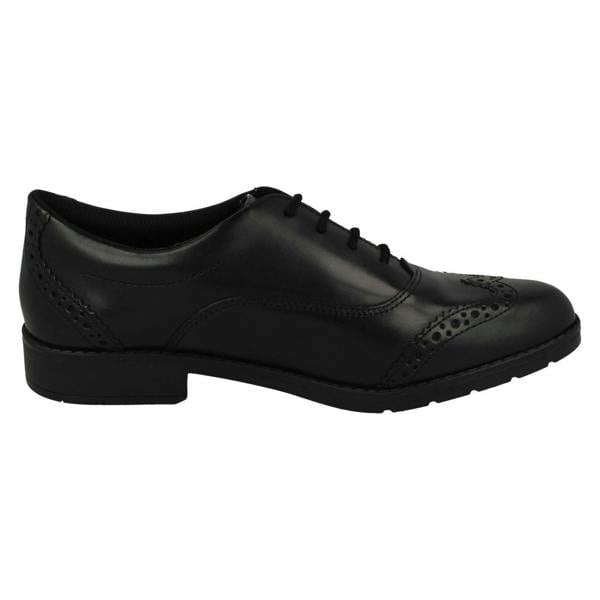 Clarks Girls Clarks Brogue Detailed Formal School Shoes Aubrie Tap