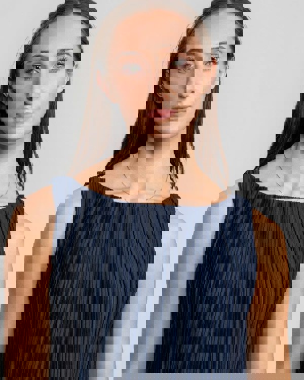 Great Plains Narcissus Jersey Pleated Womens Dress