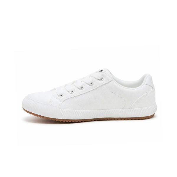 Rocket Dog CHEERY LOW Canvas Trainers Canvas Trainers   in  White