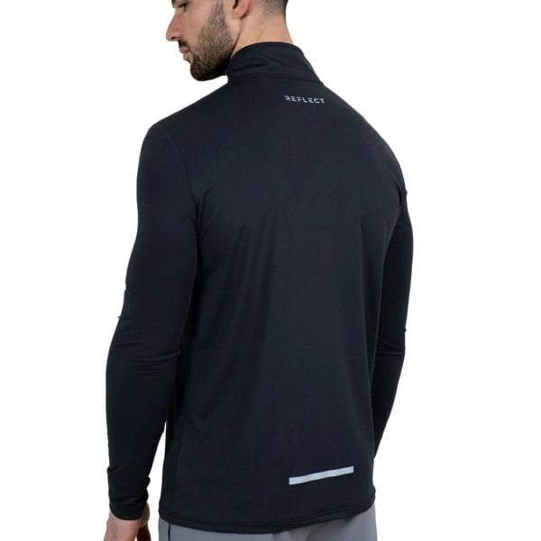 REFLECT Core ID Quarter Zip Track Top Black