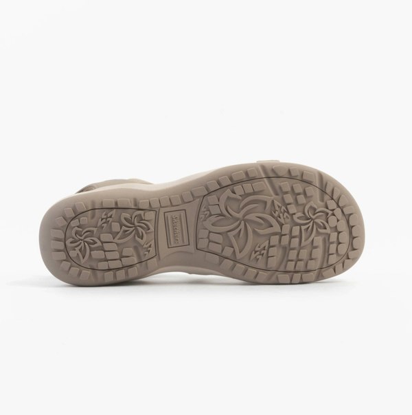 Skechers REGGAE SLIM - STRETCH FLEX Womens Sandals Taupe