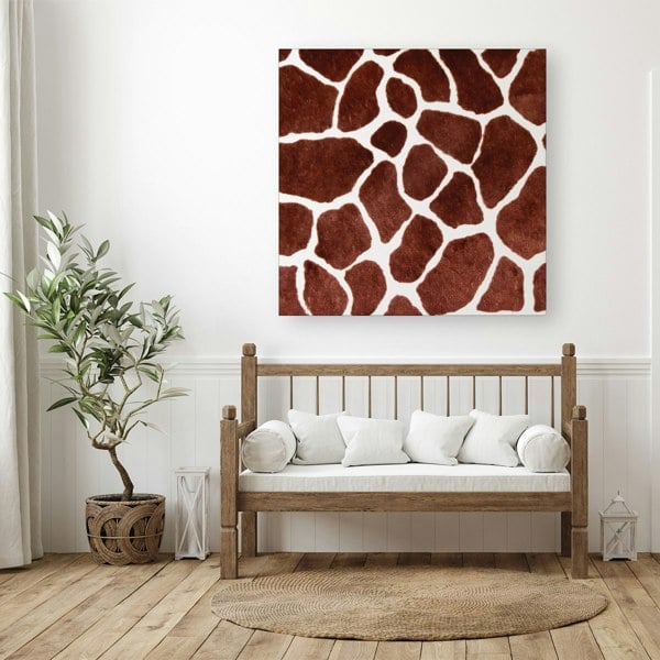 Warren Reed Giraffe Spots Print Canvas