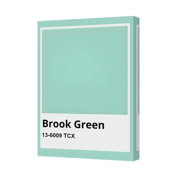 Benjamin Tate Design Brook Green Canvas Art Print With Gallery Deep Frame Handmade UK