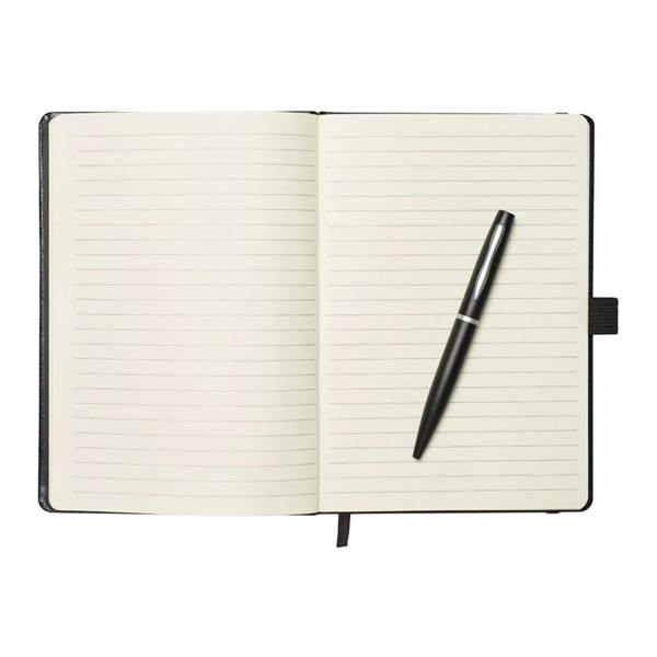 MidOcean Notaplus A5 Notebook & Pen - Black - 