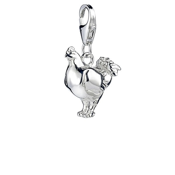 Chicken Silver Charm - MYLEE London