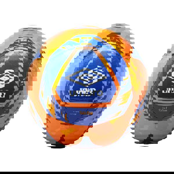 Umbro Sala Cup Ni Futsal Ball - Carrot/White/Victoria Blue
