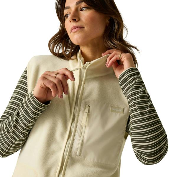 Regatta Womens/Ladies Frankie Microfleece Body Warmer - Light Vanilla - 