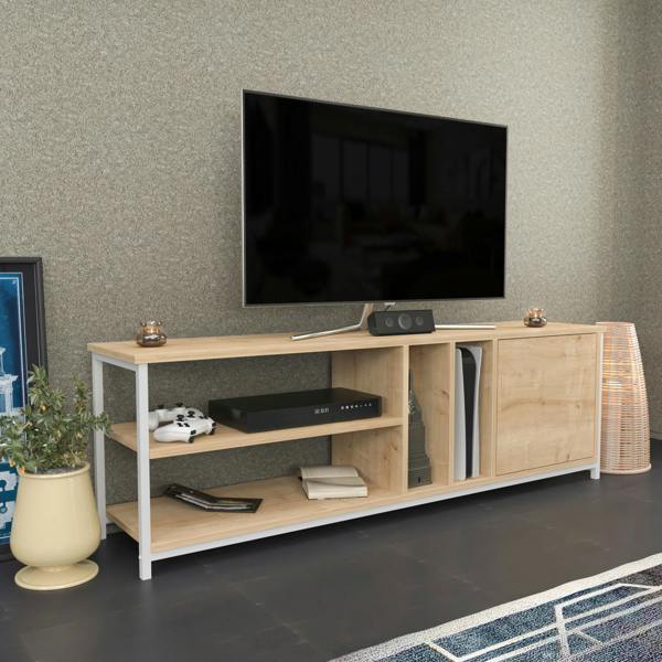 Decorotika Oneida Modern Tv Stand TV Cabinet for TV's up to 72"