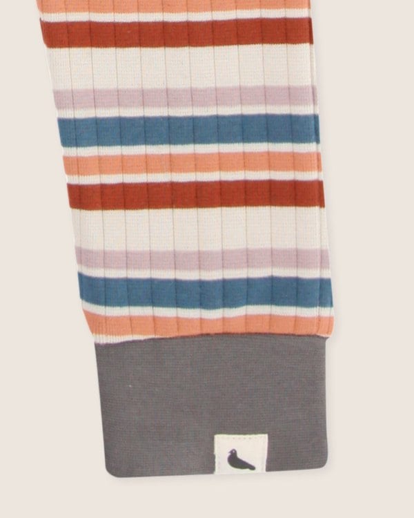 organic cotton Multicolour Retro Stripe Print Leggings - Image 5
