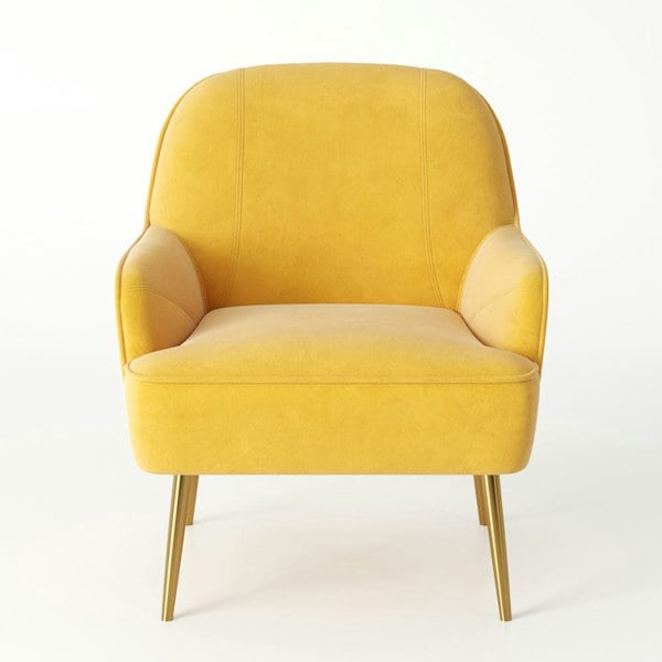 Leisure Velvet Armchair Accent Chair Living and Home