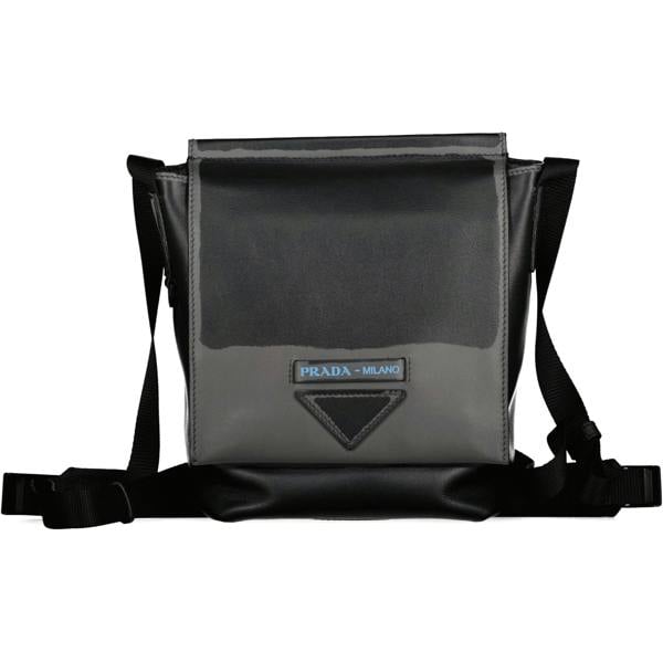 Prada Milano Triangle Logo Messenger Bag - chancefashionco