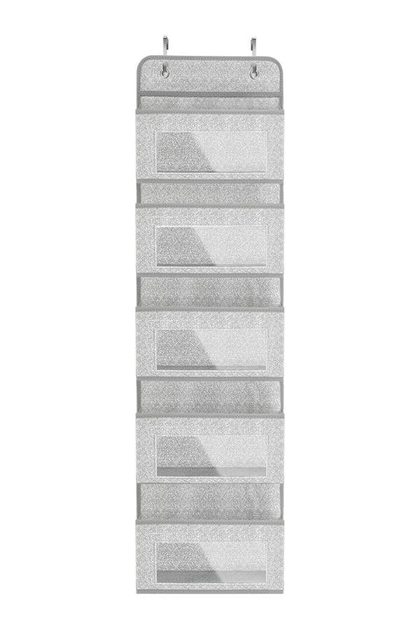Living and Home 5 Pockets Over the Door Non Woven Fabric Organizer Hanging Storage
