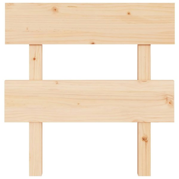Berkfield Bed Headboard 93.5x3x81 cm Solid Wood Pine