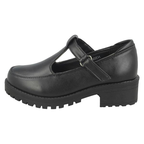 Cool For School Girls Cool For School Mid Heel T-Bar School Shoes