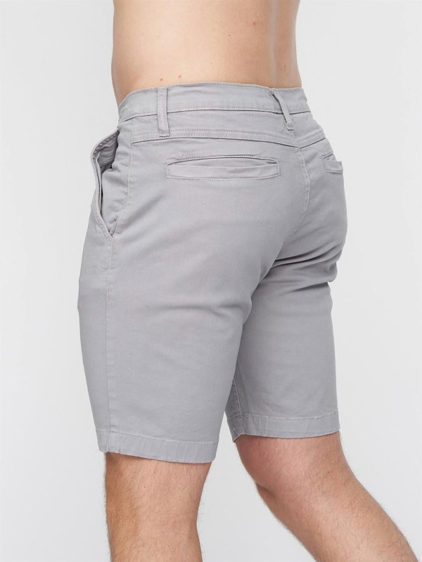 Duck and Cover Moreshore Chino Shorts Light Grey