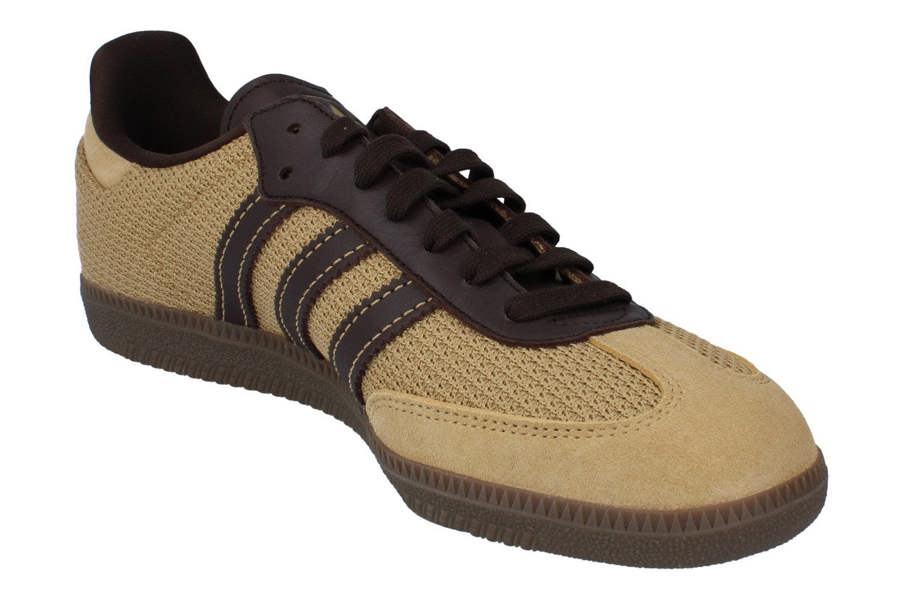 Adidas Originals Samba Og Mens Trainers Sneakers  JR0884 - Golden Beige Brown Gum JR0884 - Photo 3