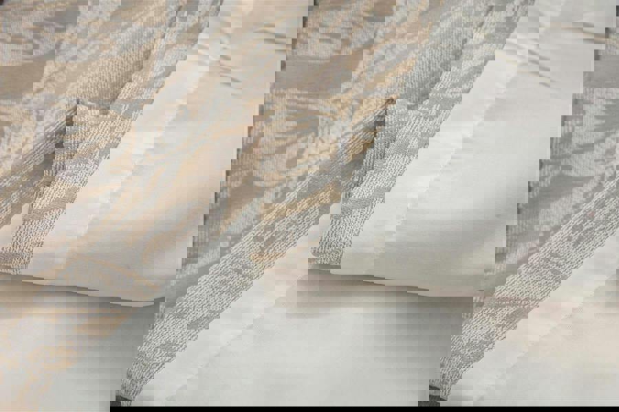 Luxury Living Chenille Jacquard Lined Ring Top Eyelet Curtains