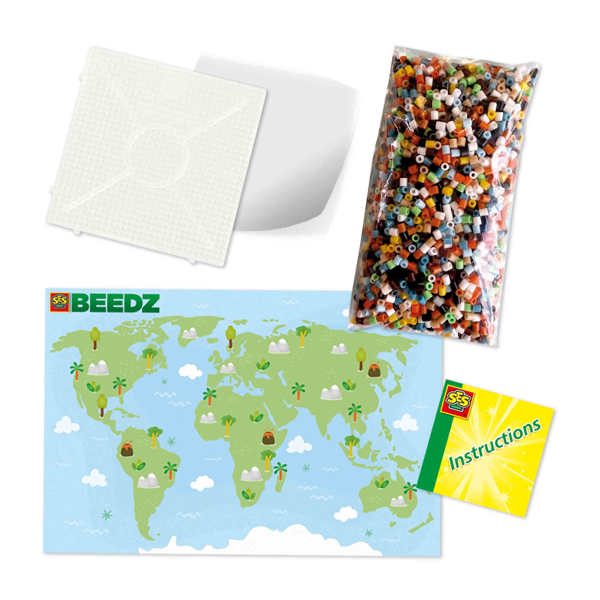 SES Creative Iron on Beads - World Animals