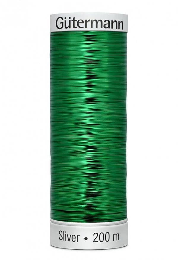 Gutermann Sulky Sliver Embroidery Thread 200m Polyamide, Polyester Thread Suitable For Embroidery