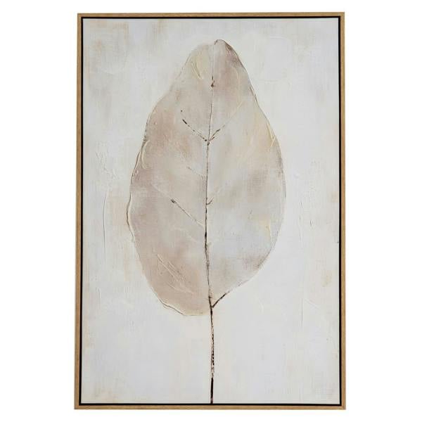 Hill Interiors Ashenra Hand-Painted Framed Canvas Print - Multicoloured - 