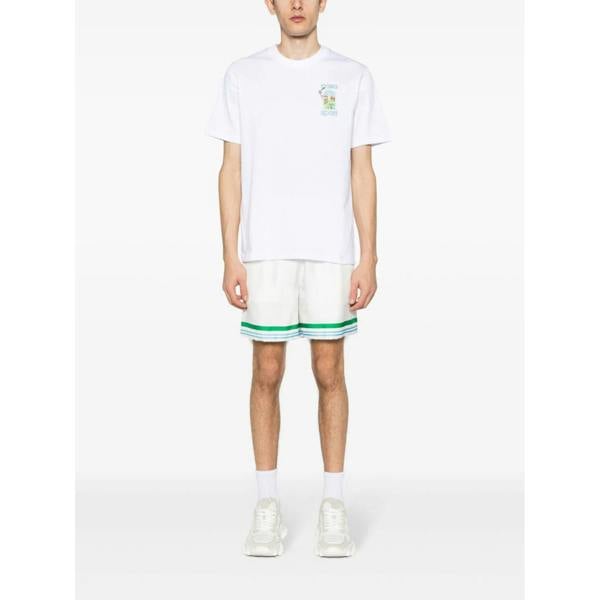 Casablanca Printed Coloré Le Jeu Colore Printed T-Shirt in White T-Shirt   in  White