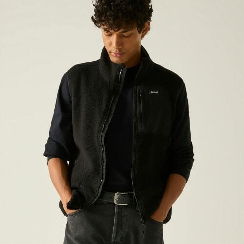 Regatta Mens Frankie Borg Body Warmer - Black