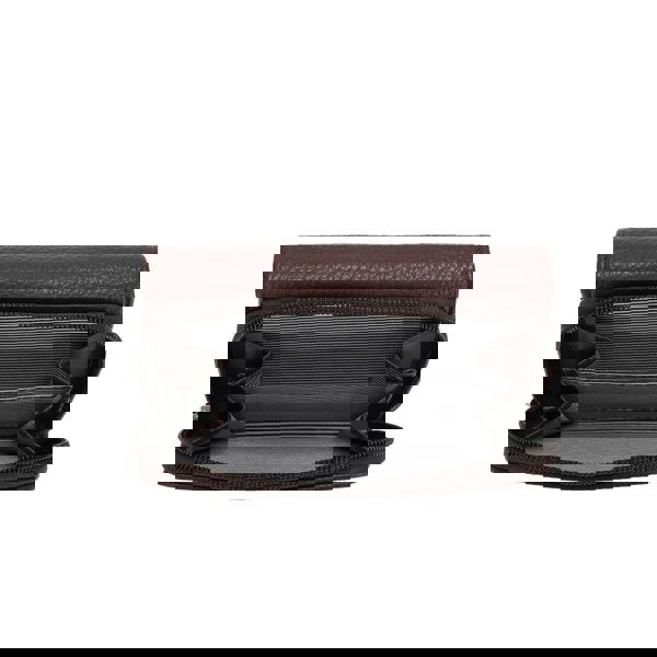 Kitise Dachshund Dog Embroidery Trifold Snap Coin Purse Wallet