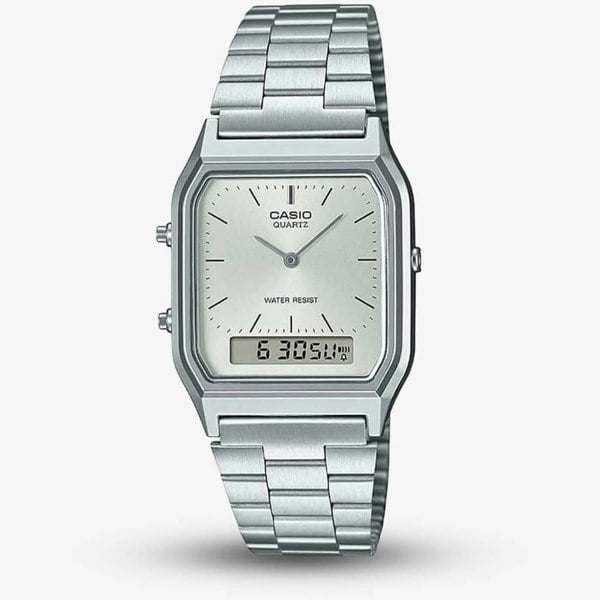 Casio Vintage Silver Watch AQ-230A-7AMQYES