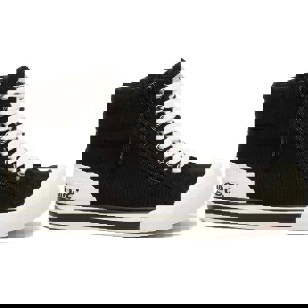 Rocket Dog model Jazzin Hi Hi Top Female in Black