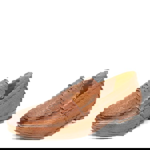 HX London Sutton Textured Penny Loafers