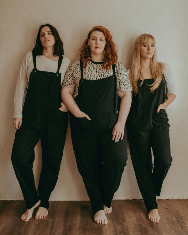 Lila Black Dungarees- image 4