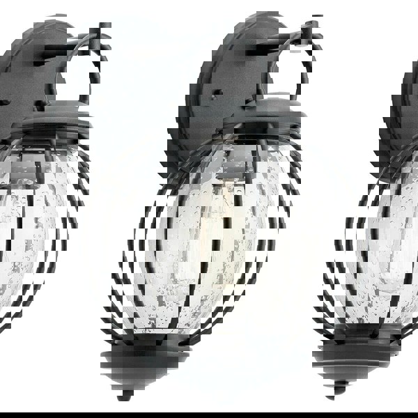 Outdoor IP44 Wall Light Textured Black LED E27 60W d01844 Loops