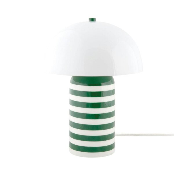 Love Frankie Stripy Table Lamp in Green