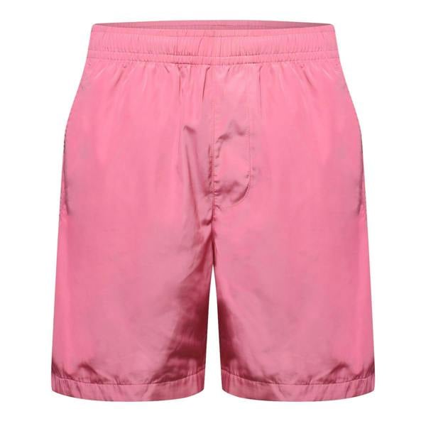 Lacoste Mens Taffeta Showerproof Shorts - Bubblegum Pink - 