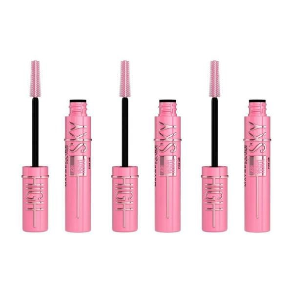 Maybelline New York 3 x Maybelline Lash Sensational Sky High Mascara 7.2ml - Pink Air