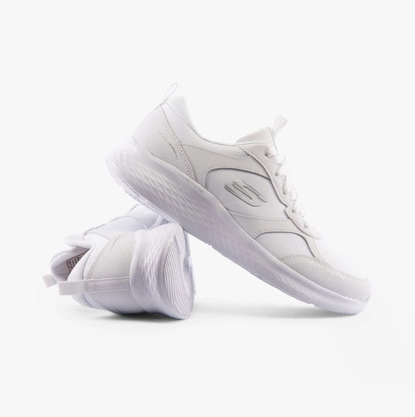 Skechers 150049/WSL SKECH-LITE PRO-SLEEK CITIZEN Womens Trainers White/Silver