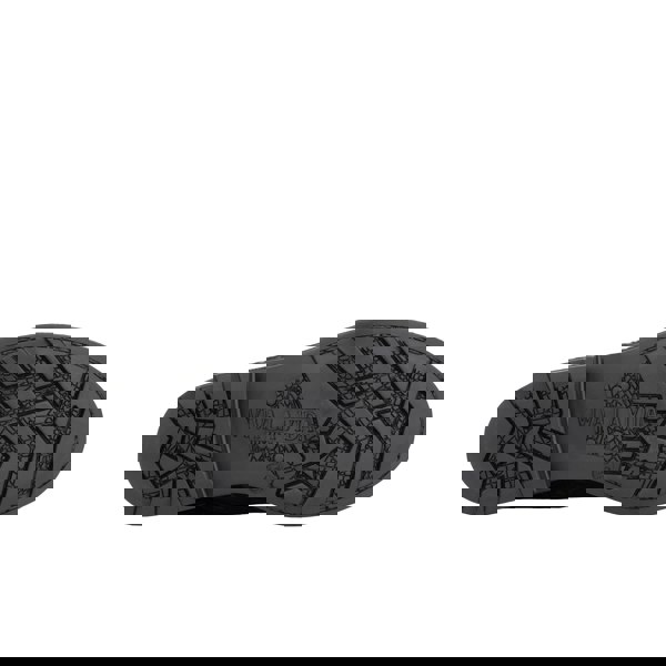 Embassy London Laviva - Black Emboss - Women's round toe wide fitted ankle boot In nubuck leather