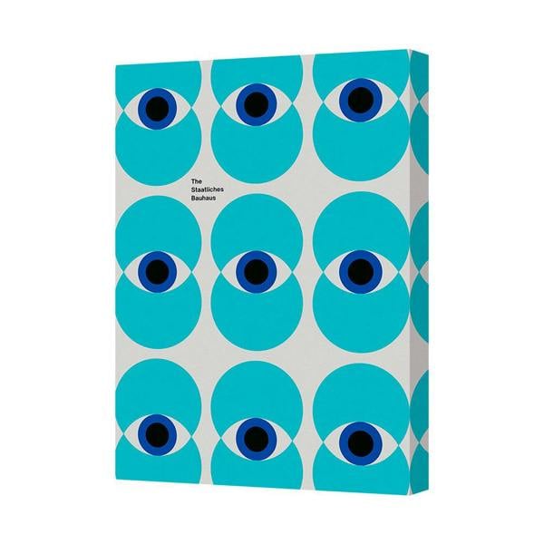 Benjamin Tate Design Canvas 7895 Eye Pattern Bauhaus Wall Art Print Modern Home Decor