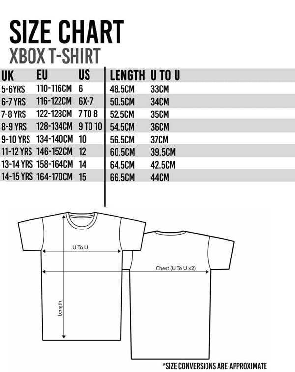 Xbox Boys White Cut & Sew Xbox Logo Short Sleeved T-Shirt