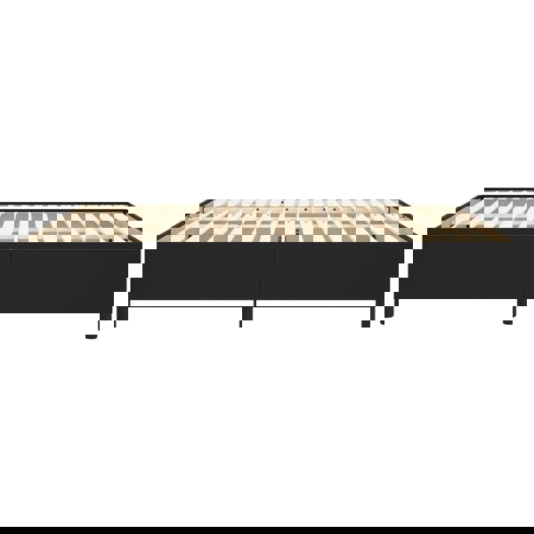 Berkfield Bed Frame Black 180x200 cm 6FT Super King Faux Leather