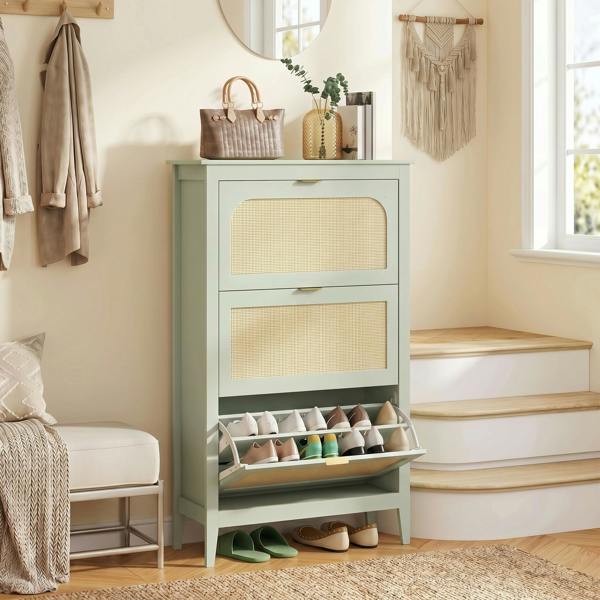 Flip-down Shoe Cabinet