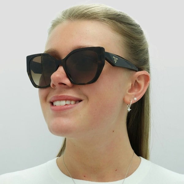 Prada Sunglasses PR19ZS 2AU6S1 Havana Brown Gradient