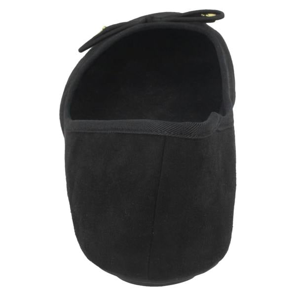 Spot On Ladies Spot On Flat Ballerina Bow Vamp Heart Charms