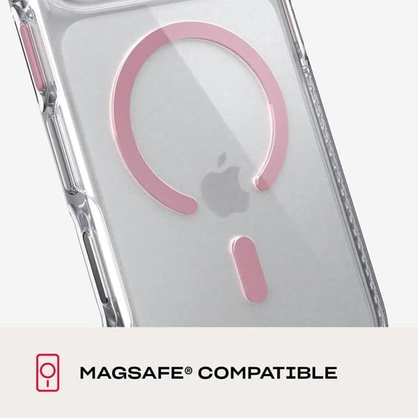 Tech21 Evo Crystal Case with MagSafe for iPhone 17/18 Pro Max 6.9" Clear Pink - T21-11702