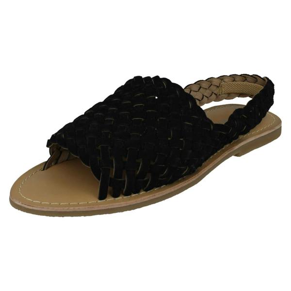 Leather Collection Ladies Leather Collection Slingback Sandals F00214