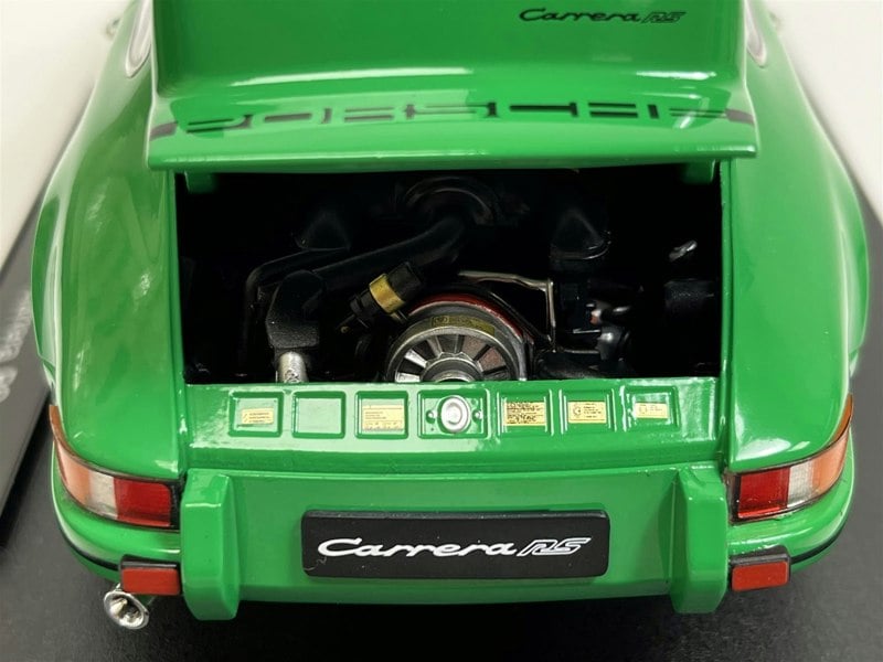 Welly 1973 Porsche 911 Carrera RS Green 1:18 Scale Welly 18044gn