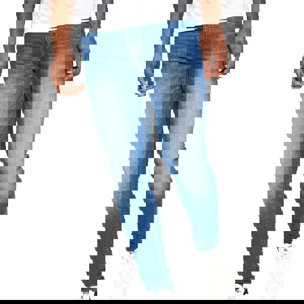 Crosshatch Mens Barbeck Slim Jeans - Stone Wash - 