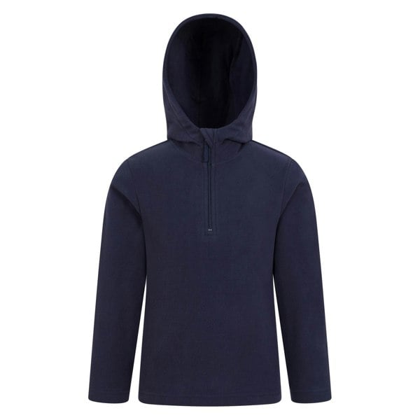Mountain Warehouse Kids Camber II Fleece Hoodie - Blue