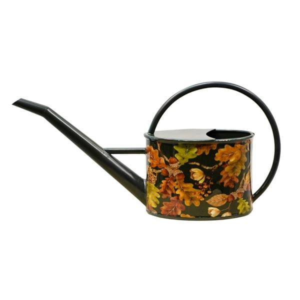 Ivyline Maisie Vintage Metal Watering Can - Autumn Leaf